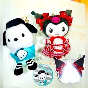 Keychain Mascots - Pochacco or Kuromi